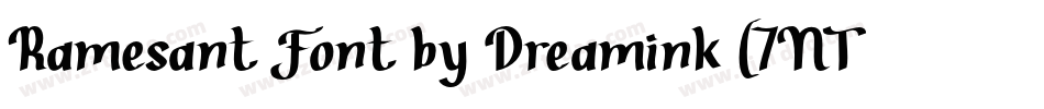 Ramesant Font by Dreamink (7NTypes)字体转换